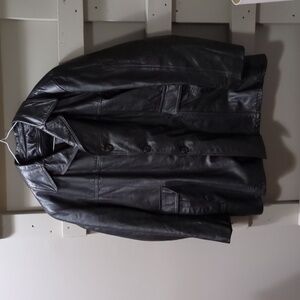Sears Leather Jacket with Fur Liner